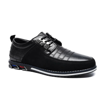 St.Vaxholm Oxford Derby Stripe – lädersko – Svart – Herr