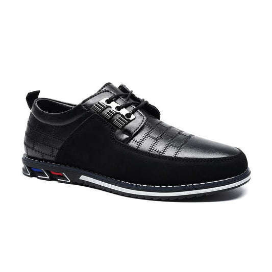 St.Vaxholm Oxford Derby Stripe – lädersko – Svart – Herr