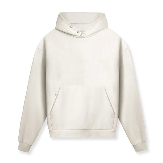 St. Vaxholm – Performance Hoodie med Relaxed Fit - Vit